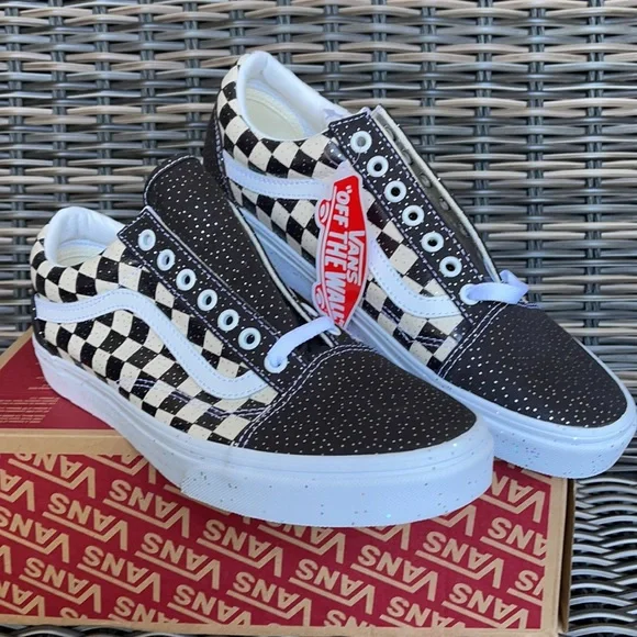 Vans Old Skool Confetti Black/True White MENS - Picture 5 of 16